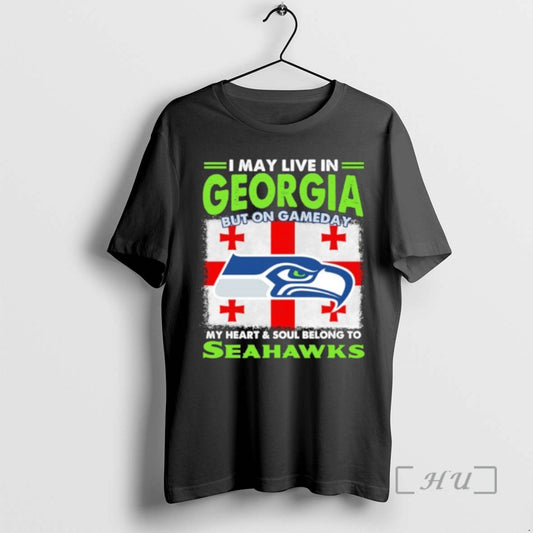 Officials I May Live In Georgia But On Game Day Flag My Heart Soul Belong