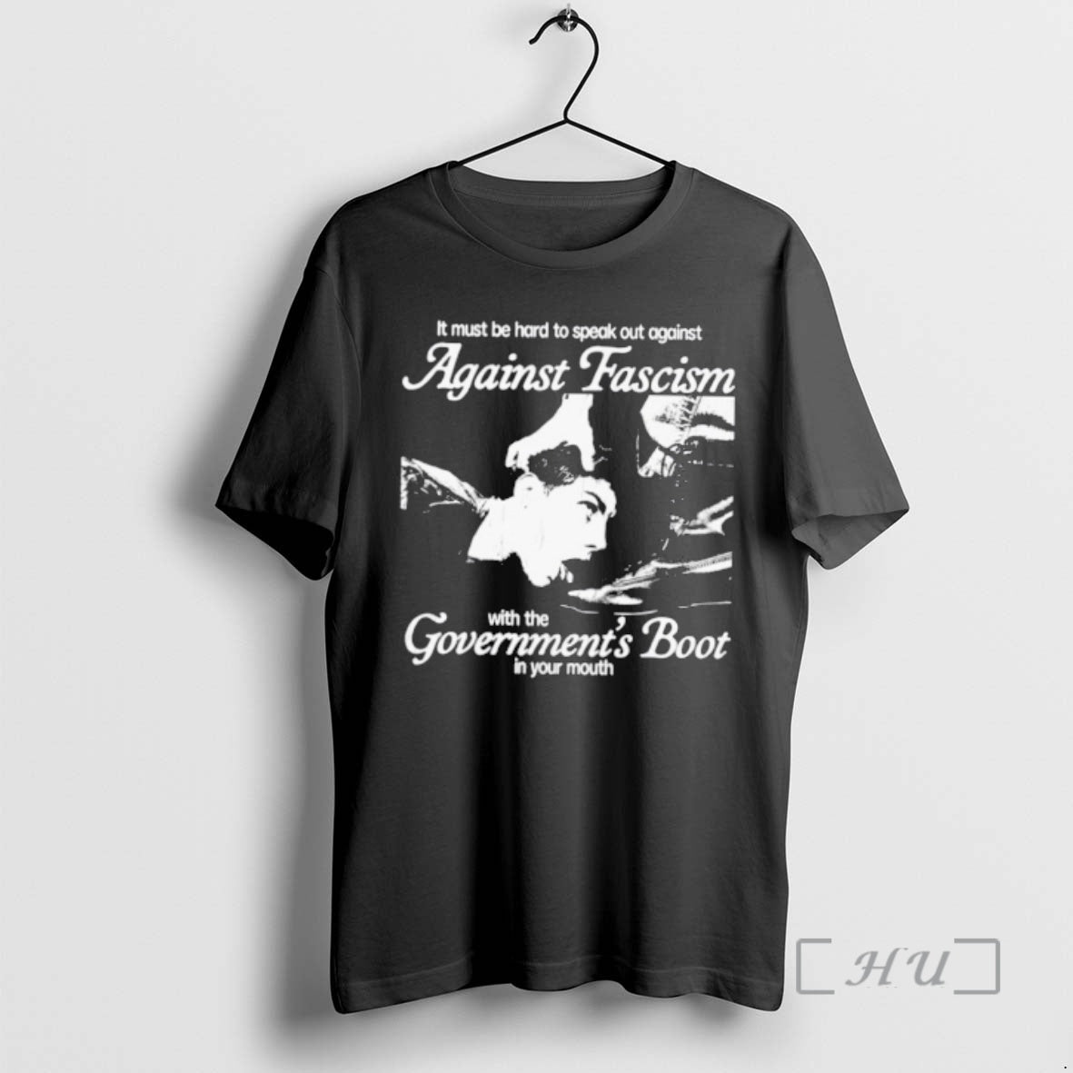 Officials It Must Be Hard To Speak Out Against Against Fascism Governments Boot In Your