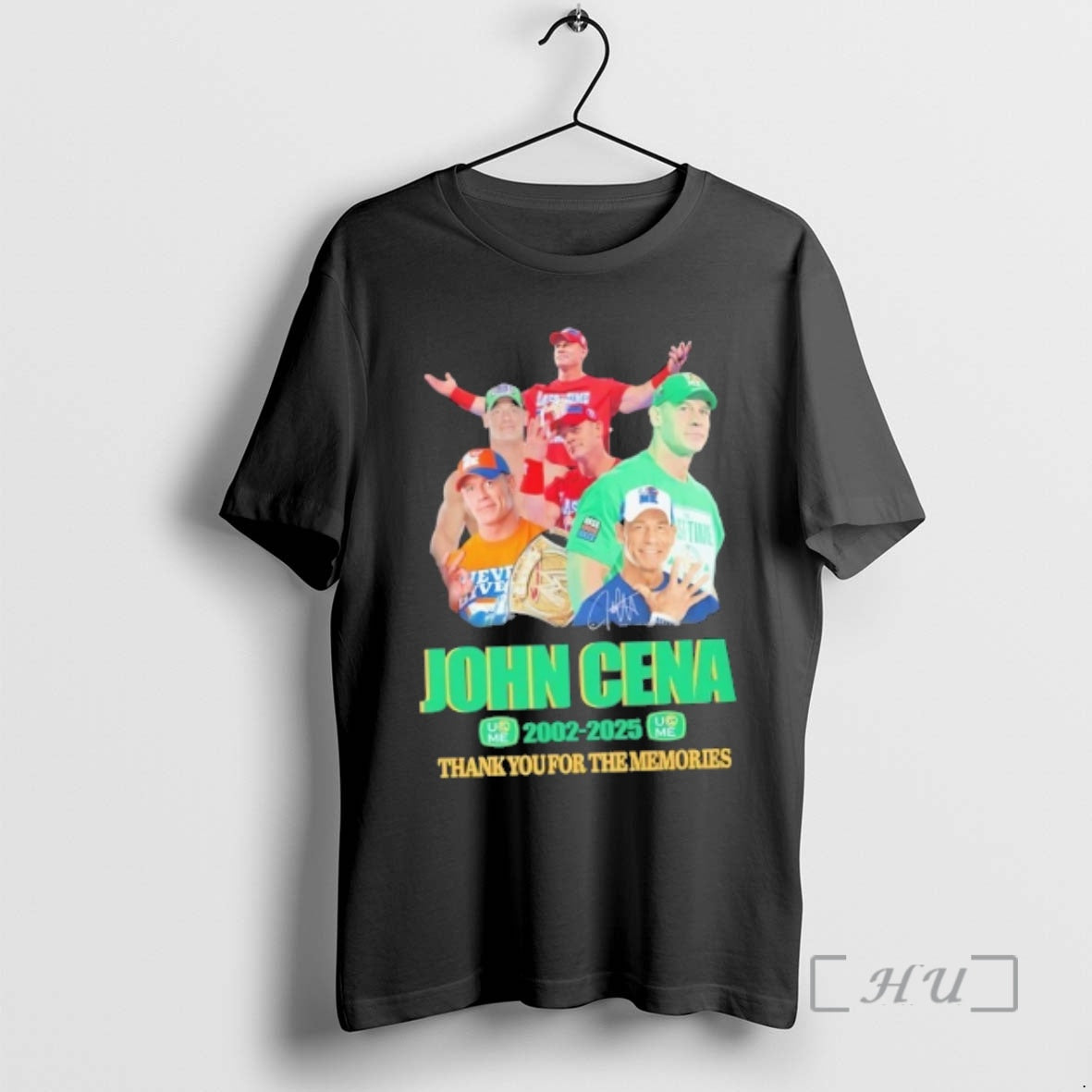 Officials John Cena 2002 2025 Thank You For The Memories Signature Premium T Shirts Sweater