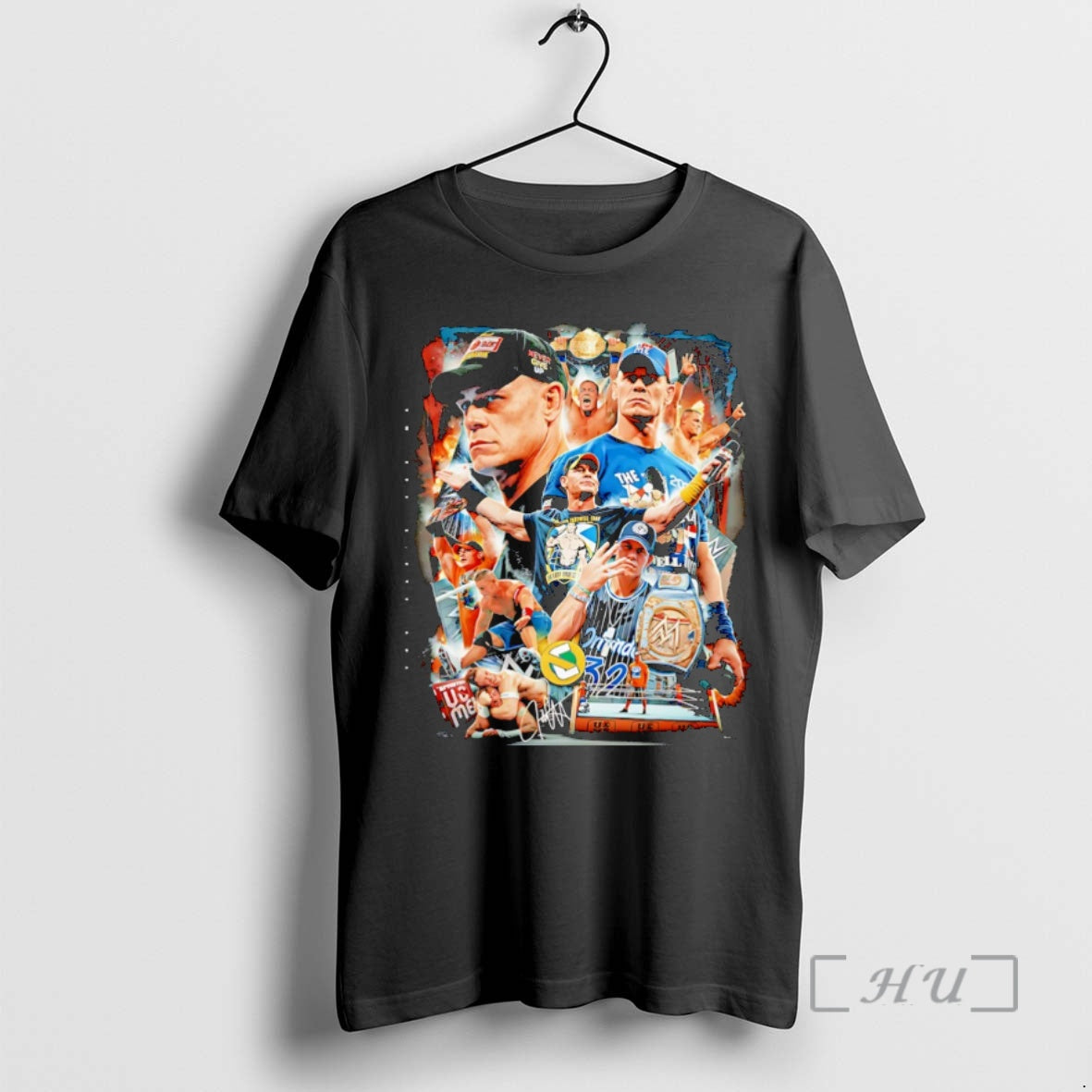 Officials John Cena Thank You You Cant See Me Signature Picture Collage Christmas Premium