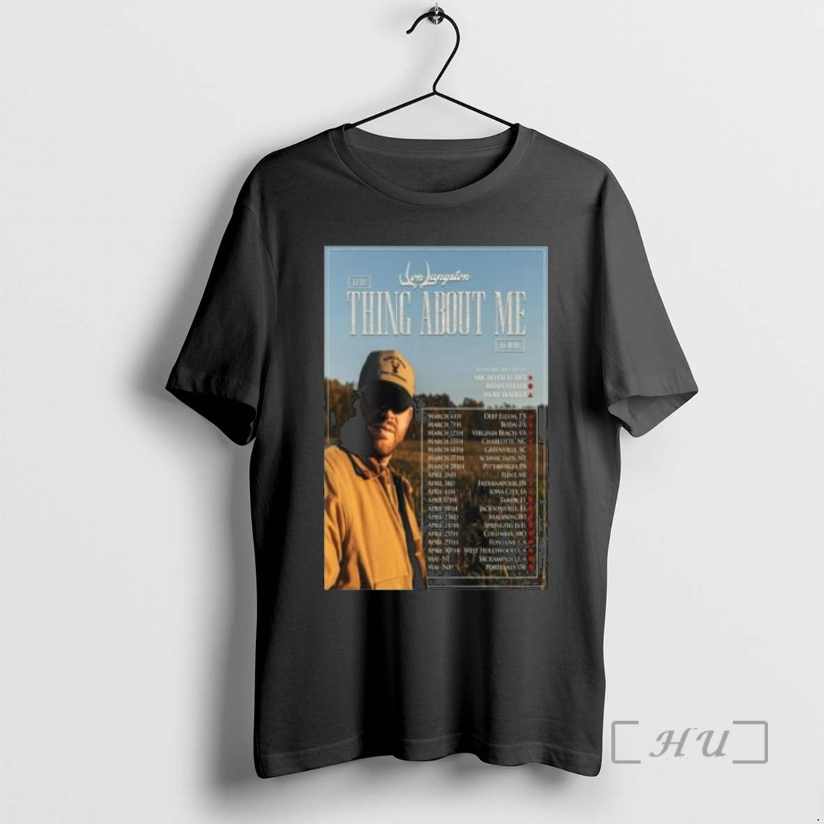 Officials Jon Langston Thing About Me Tour 2026 Circle Black
