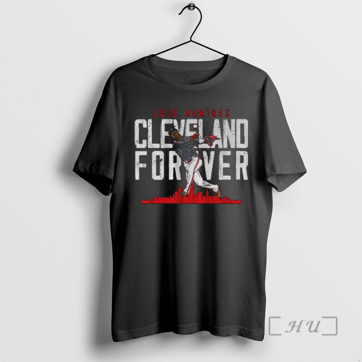 Officials Jose Ramirez Cleveland Guardians Football Cleveland Forever City Skyline