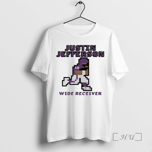 Officials Justin Jefferson Wide Receiver Minnesota Vikings Football Pixel