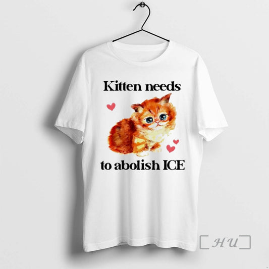 Kitten Needs To Abolish Ice Graphic