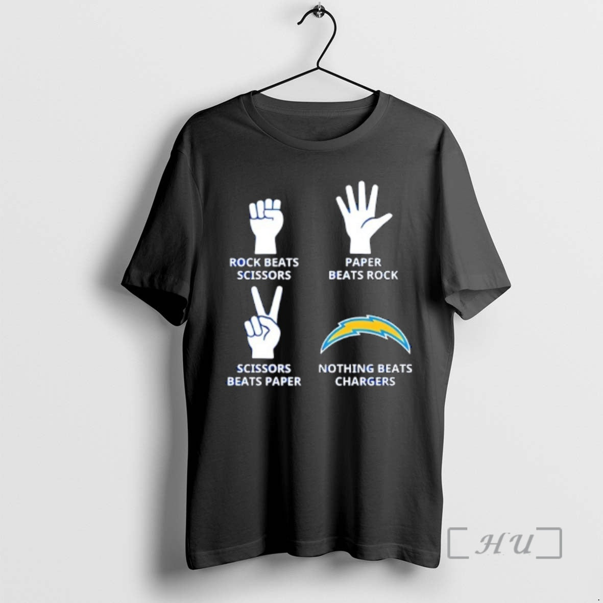 Officials Los Angeles Chargers Nothing Beats Rock Beats Scissors Paper Beats Rock Scissors Beats Paper