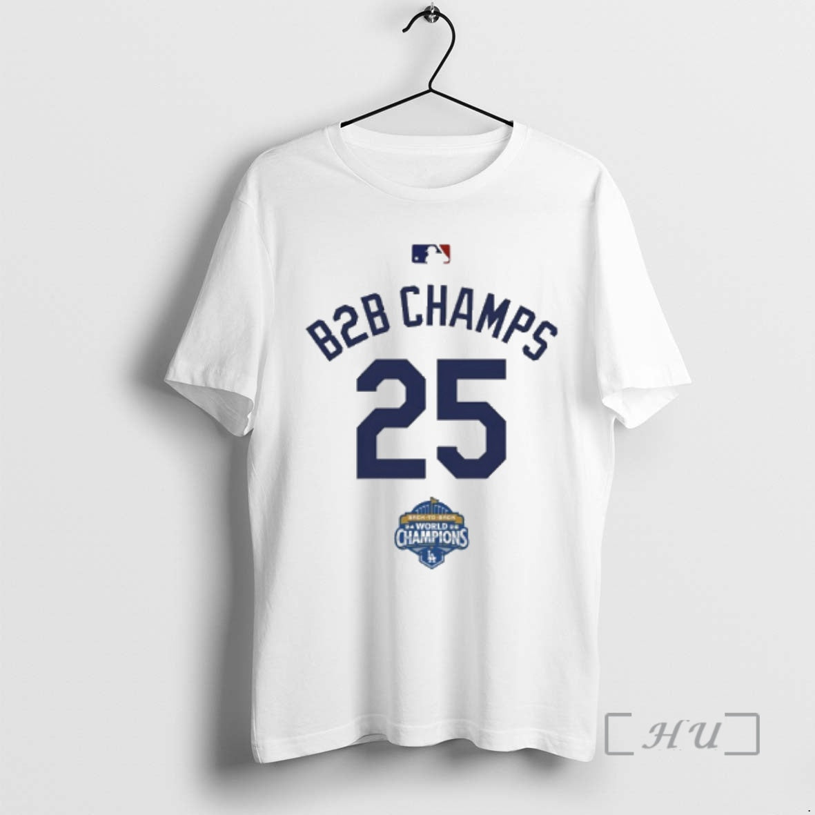 Officials Los Angeles Dodgers Back To Back Champs 25 World Champions Premium T Shirts Sweater