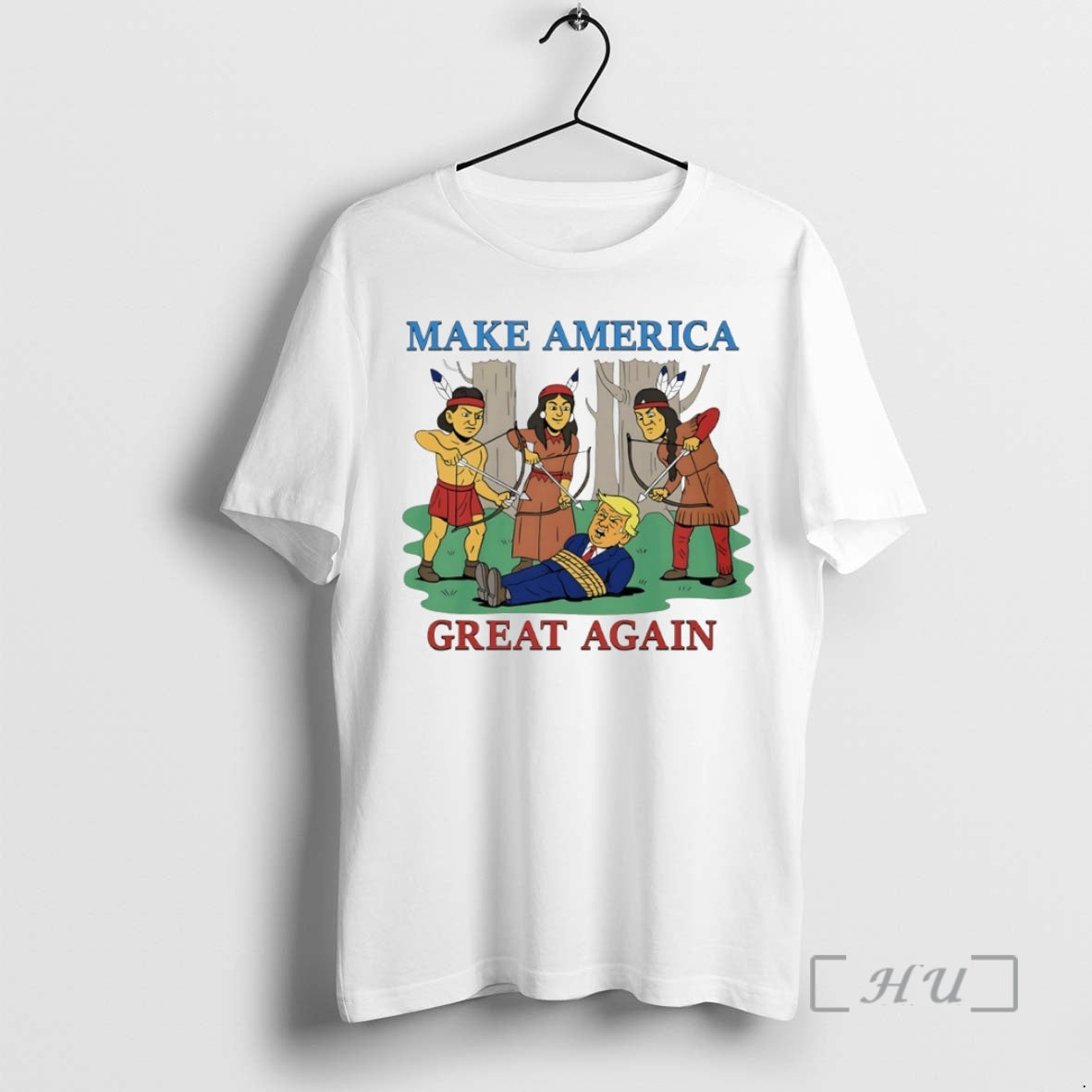 Officials Make America Great Again Native Americans Circle
