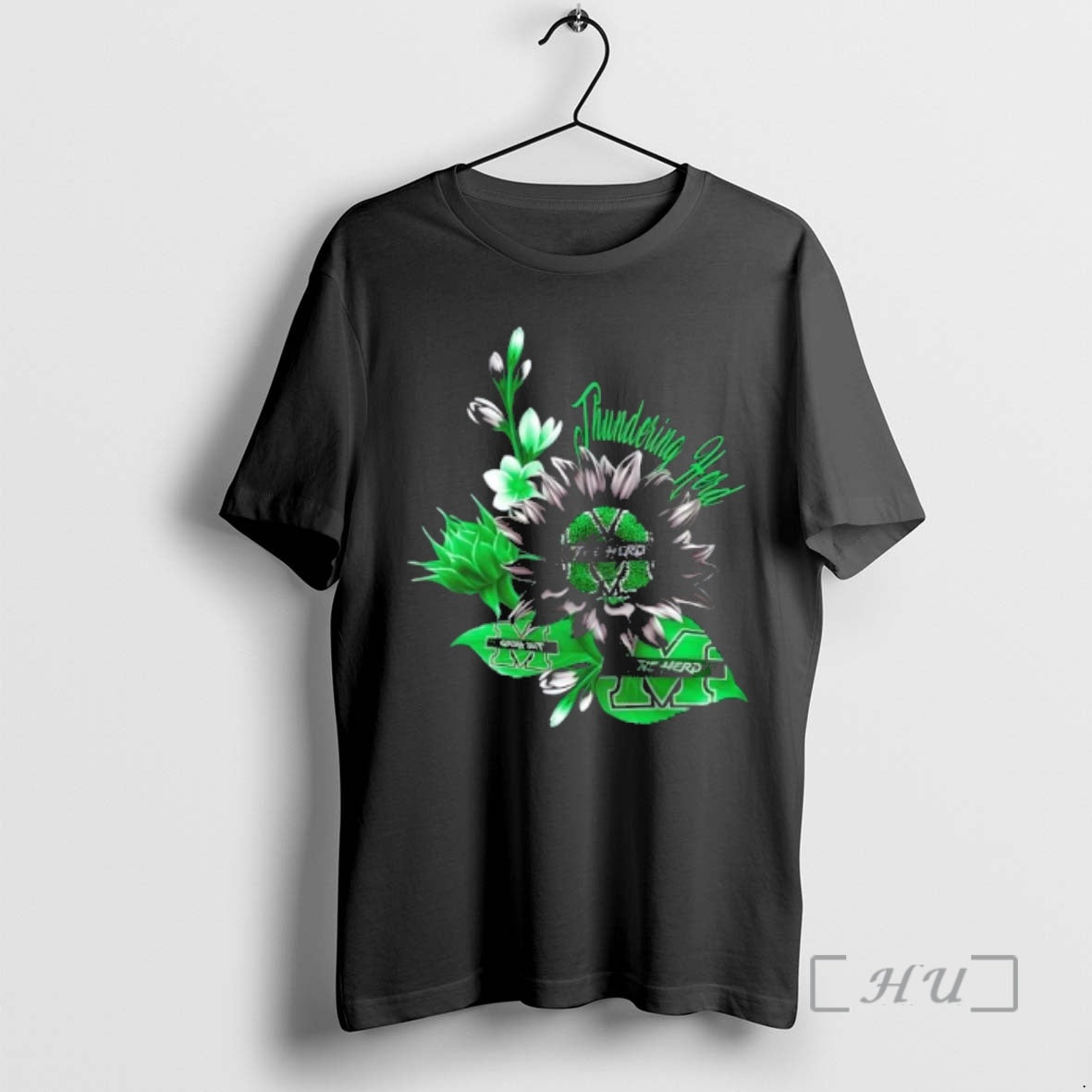Officials Marshall Thundering Herd Football X Sunflower Floral