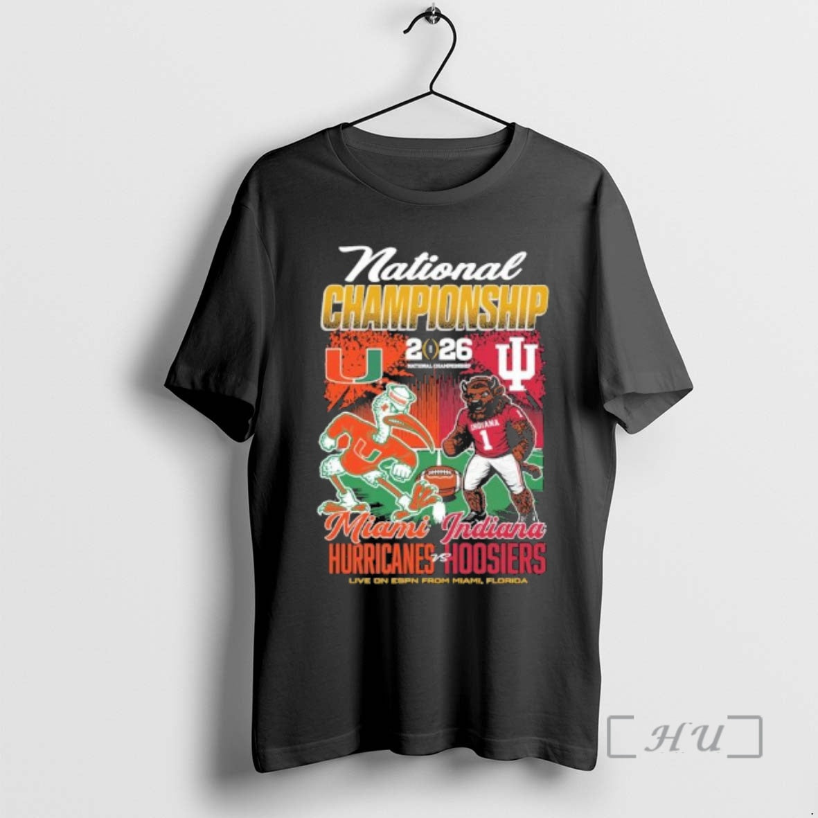 Officials Mascot Iu Vs Miami 2026 Cfp National Championship