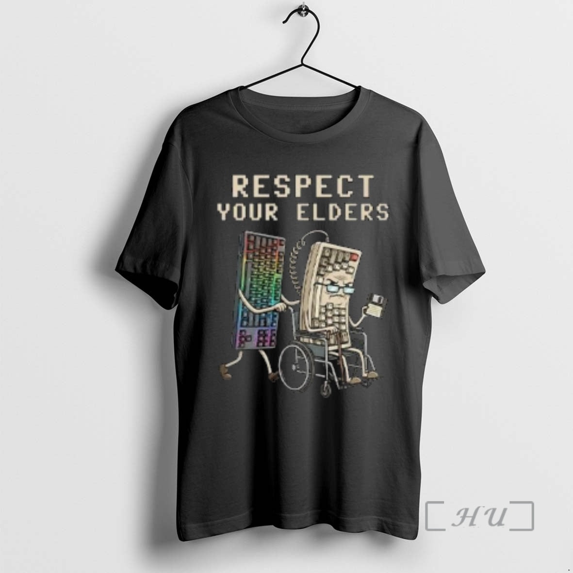 Officials Mechanical Keyboard Respect Your Elders Circle Black