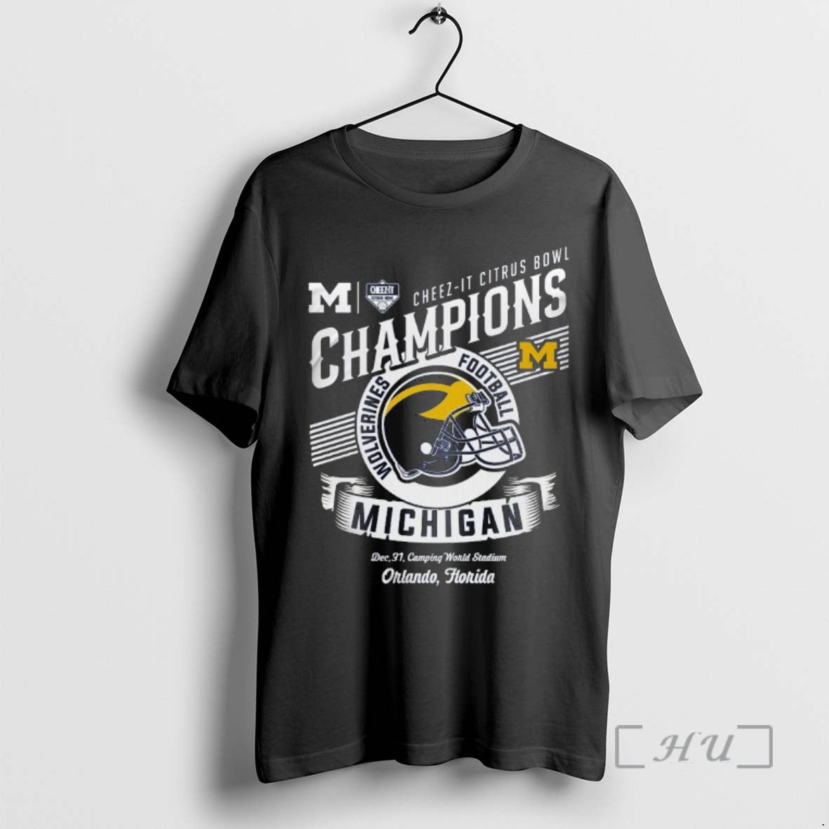 Officials Michigan Wolverines Cheez It Citrus Bowl Champions Dec 31 Camping World Stadium Orlando Florida