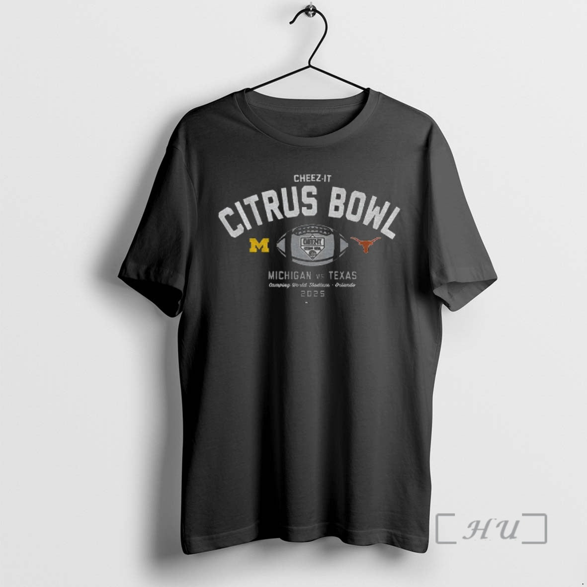 Officials Michigan Wolverines Vs Texas Longhorns Football Cheez It Citrus Bowl 2025 Logo Premium