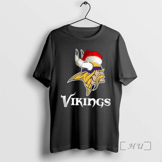 Officials Minnesota Vikings 2025 Santa Hat Logo Football Christmas