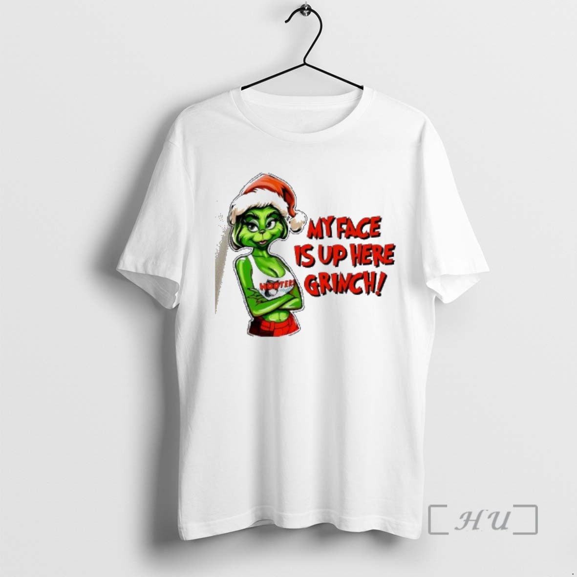 Officials My Face Is Up Here Funny Christmas Grinch