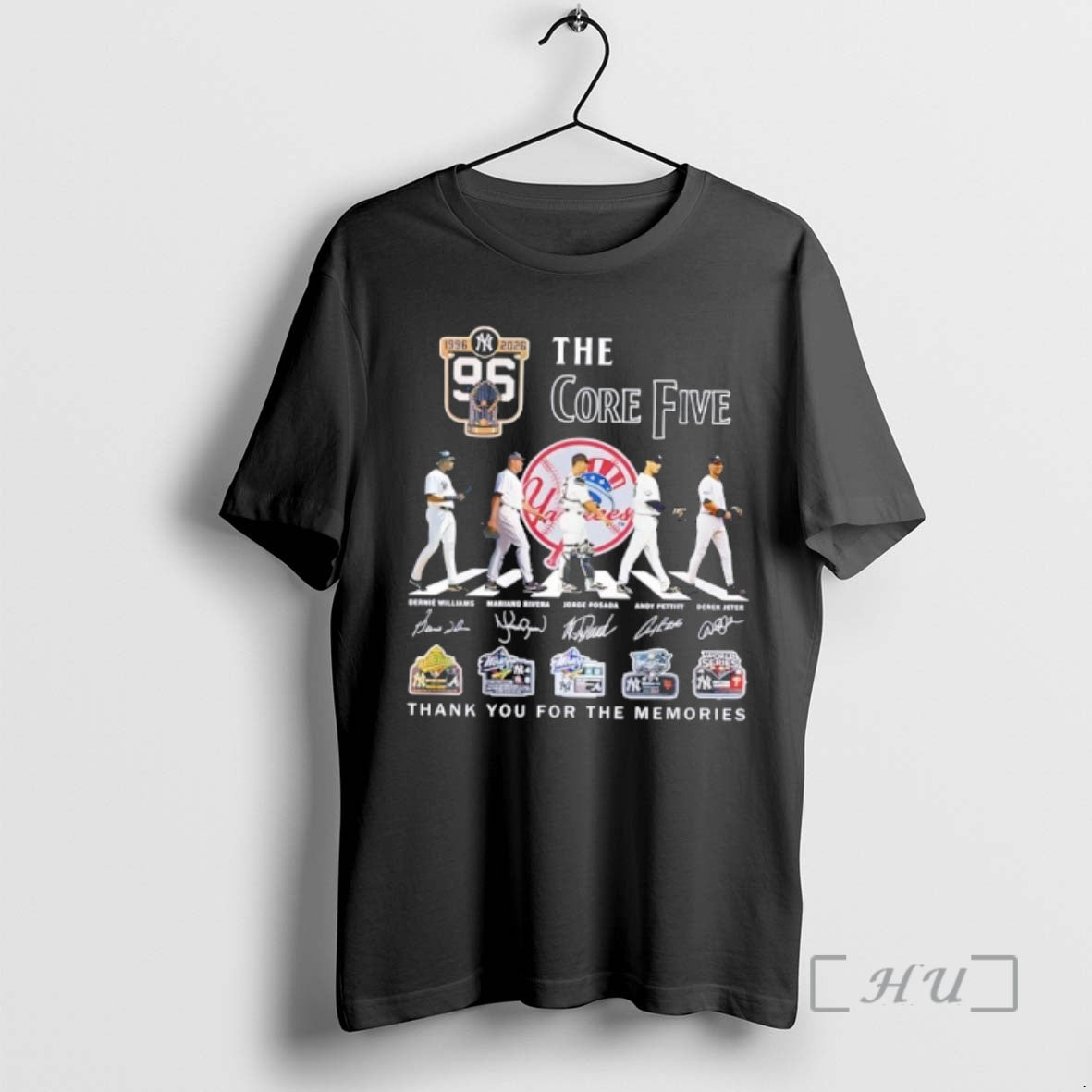 Officials New York Yankees Core Five 1996 2026 Thank You For The Memories Premium