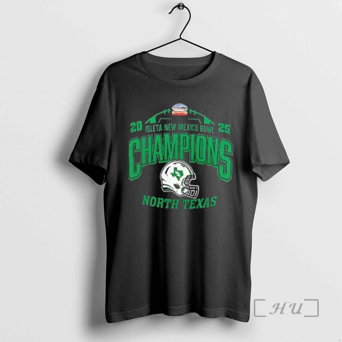 Officials North Texas Mean Green Football New Mexico Bowl 2025 Champions Two Sided 3d Premium