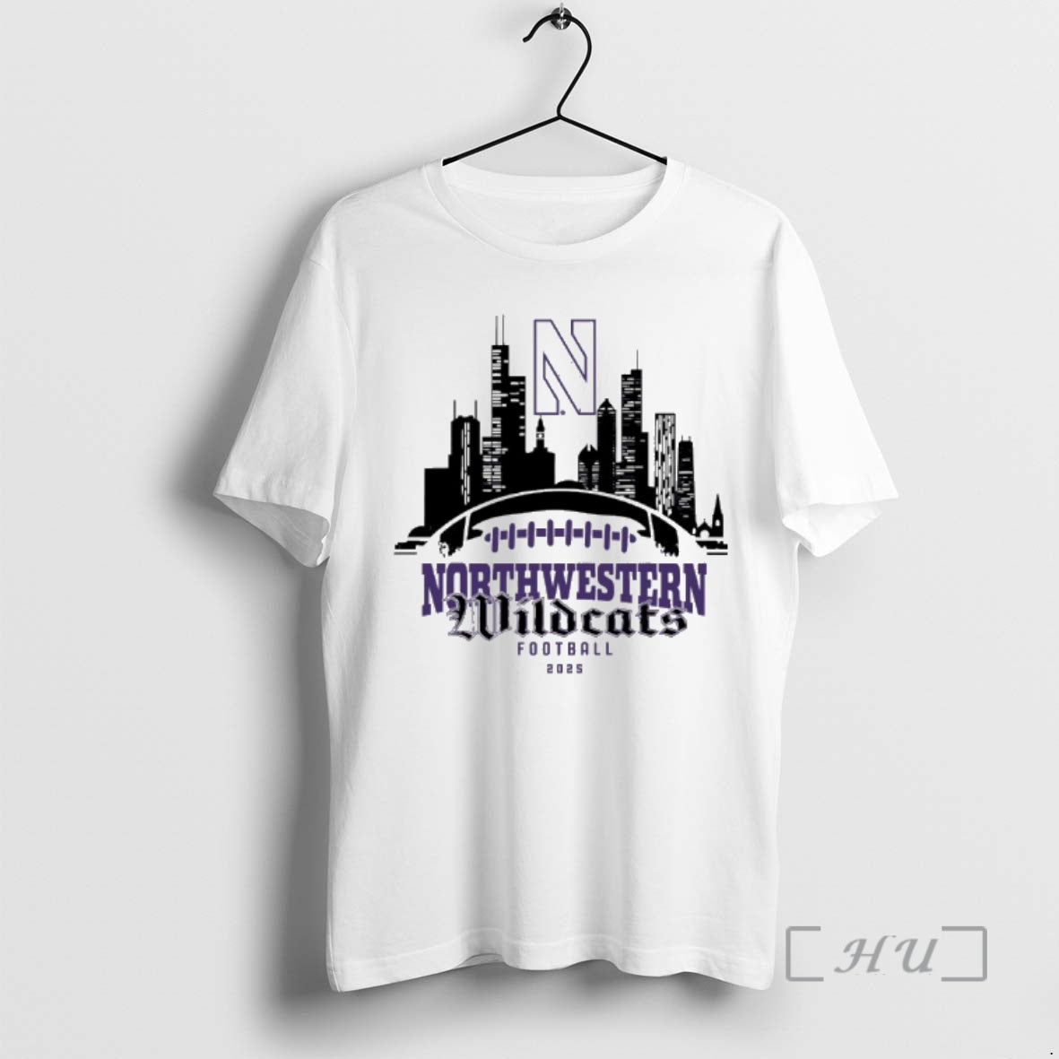 Officials Northwestern Football 2025 Season City Skyline