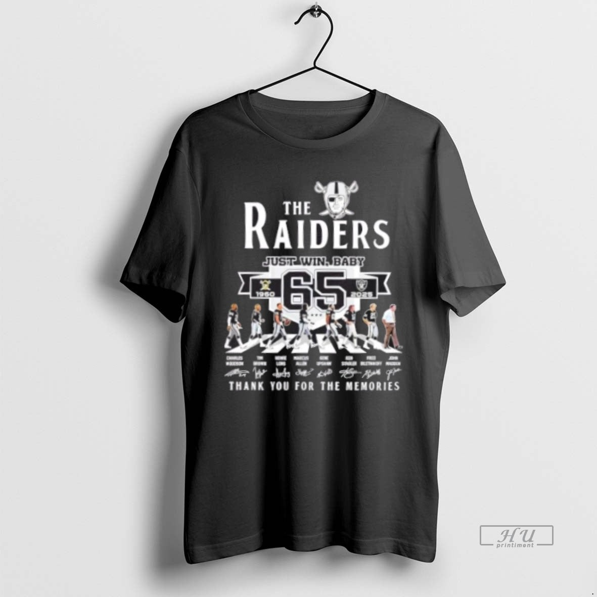 Officials Oakland Raiders Just Win Baby 65 Years 1960 2025 John Madden And Players Abbey