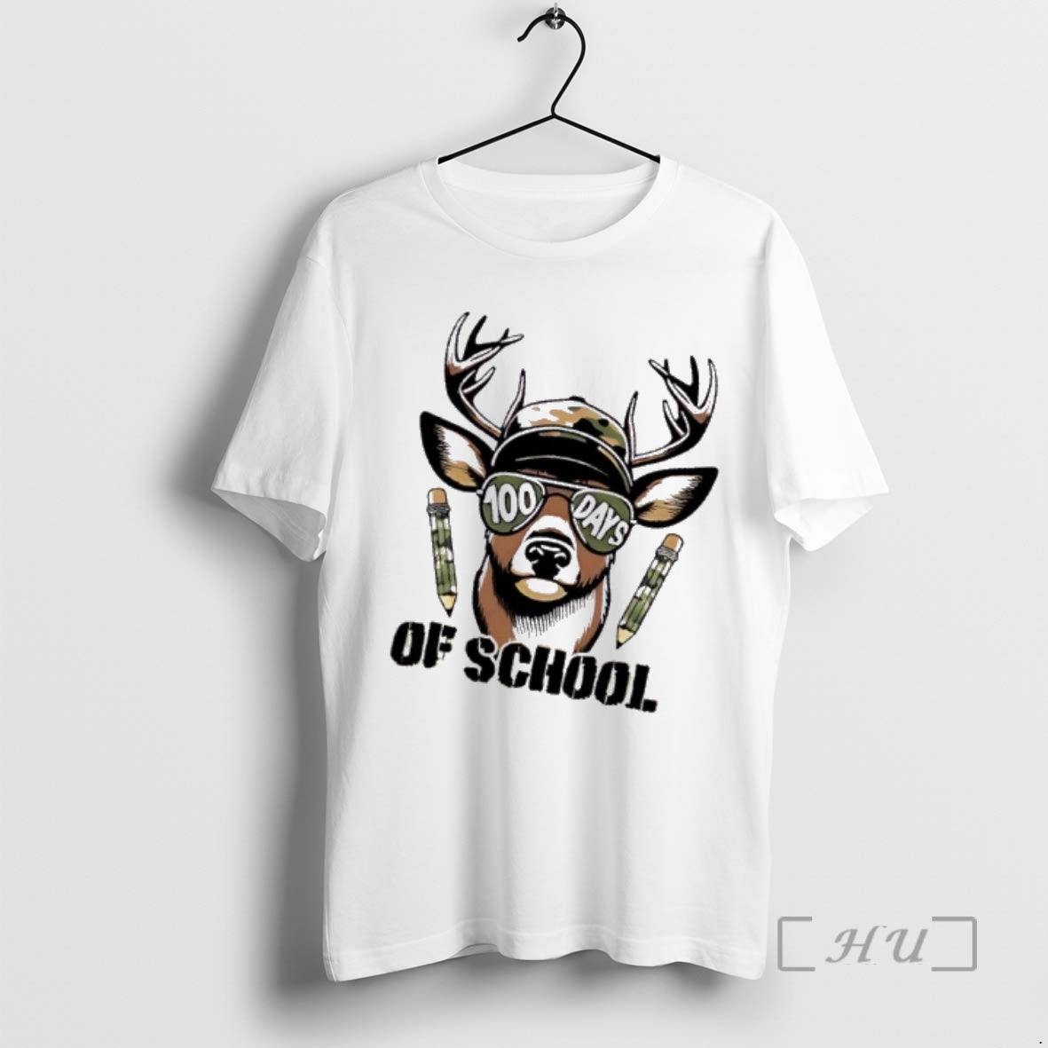 Officials Oh Deer 100 Days Of School Are Here Deer Hunting 100th Day Premium