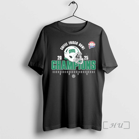 Officials Ohio Bobcats Scooters Coffee Frisco Bowl Champions 2025 Ncaa Football Premium T Shirts Sweater