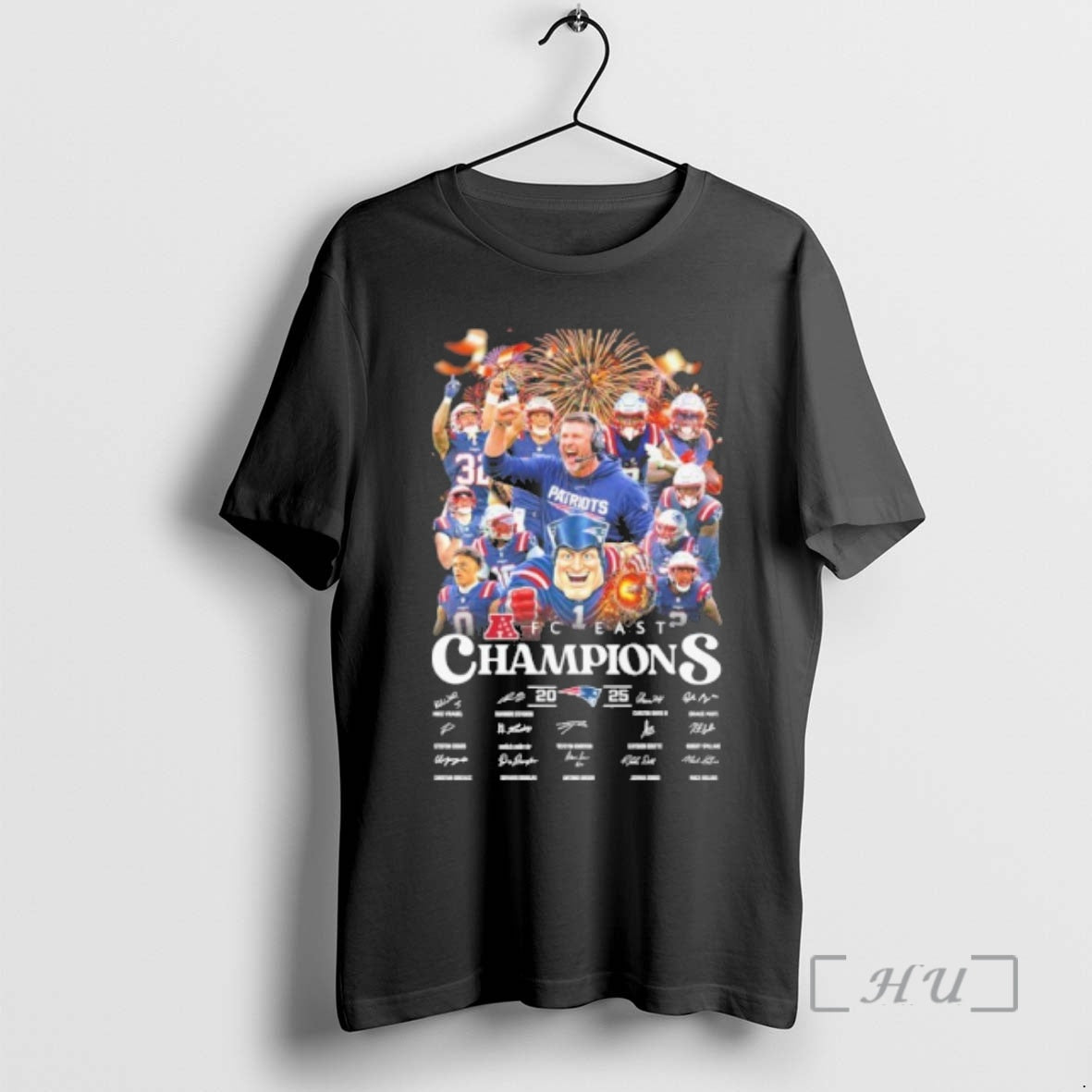 Officials Patriots Afc East Champions Team Player Signature