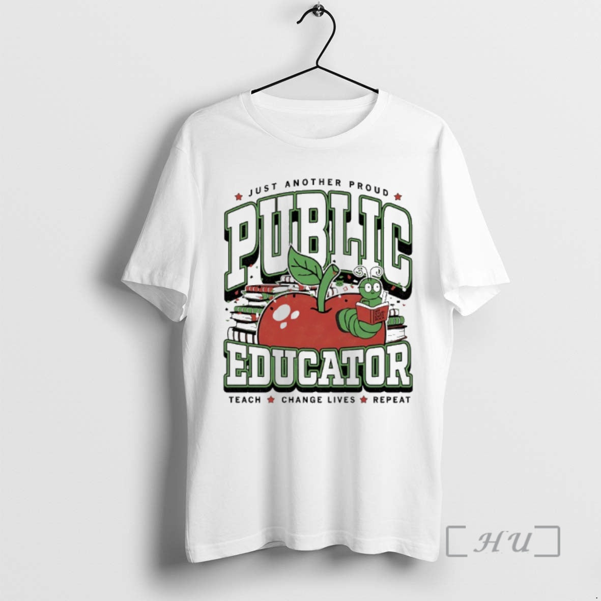 Officials Public Educator Just Another Proud Teach Change Lives Rpeat Max Collegiate Premium T Shirts