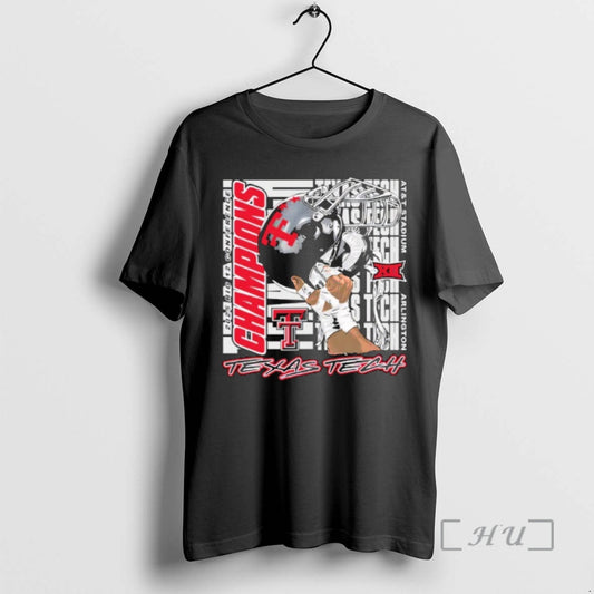Officials Raise Em Up Texas Tech Red Raiders Big 12 Football Champs Premium T Shirts