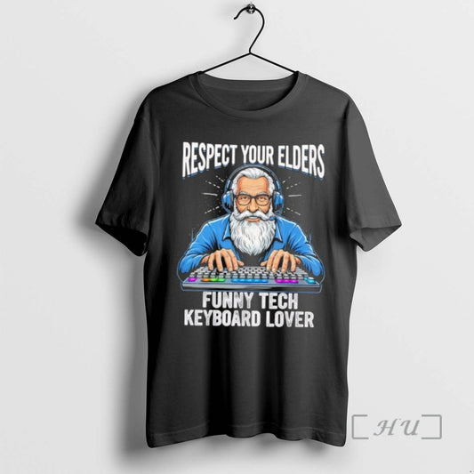 Officials Respect Your Elders Funny Tech Keyboard Lover