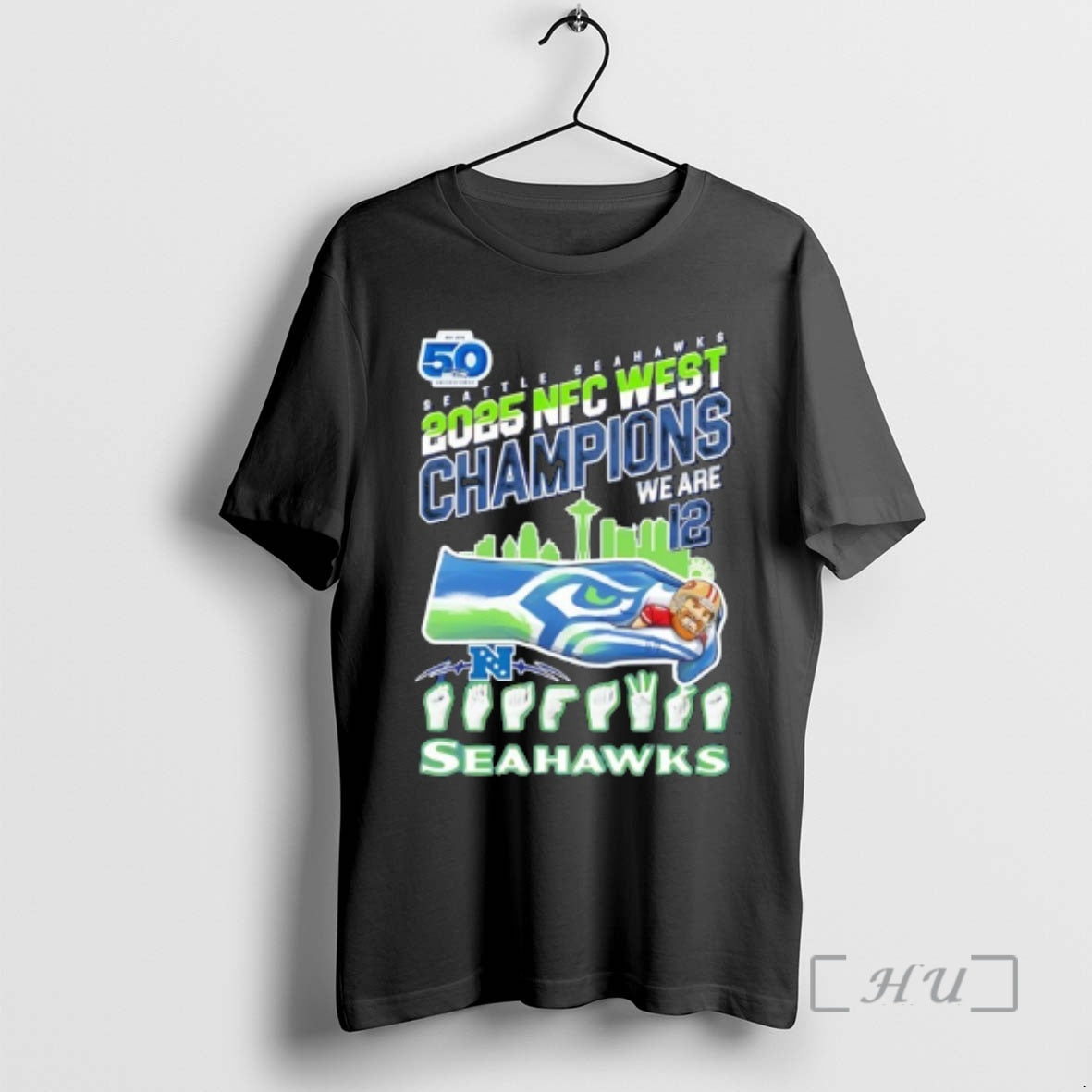 Officials Seseattle Seahawks 2025 Nfc West Champions We Are 12