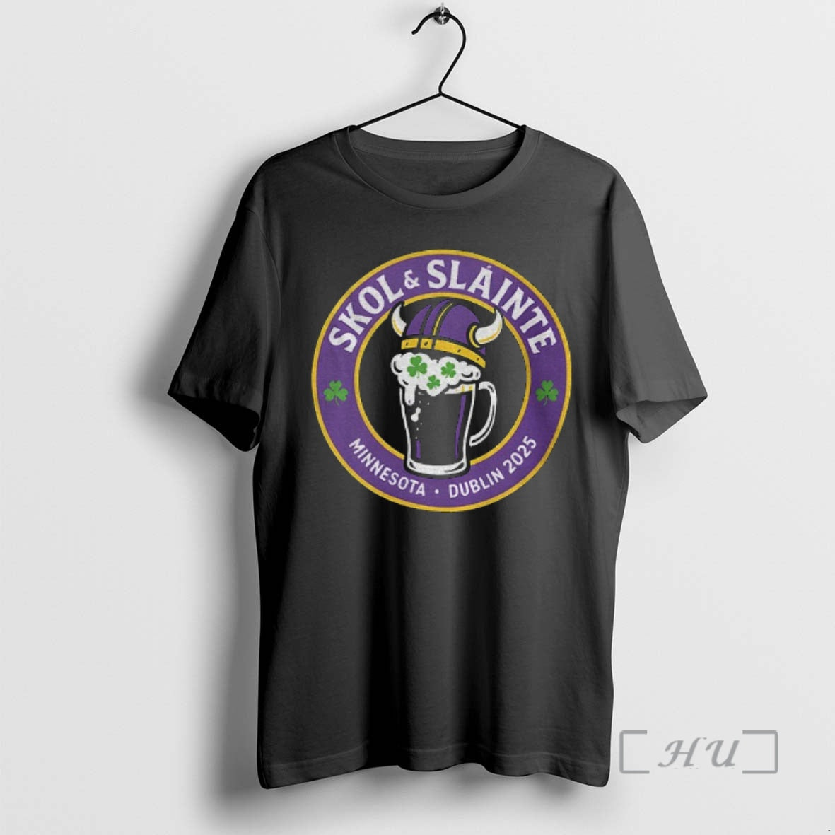 Officials Skol And Slainte Minnesota Vikings X Dublin 2025 Logo