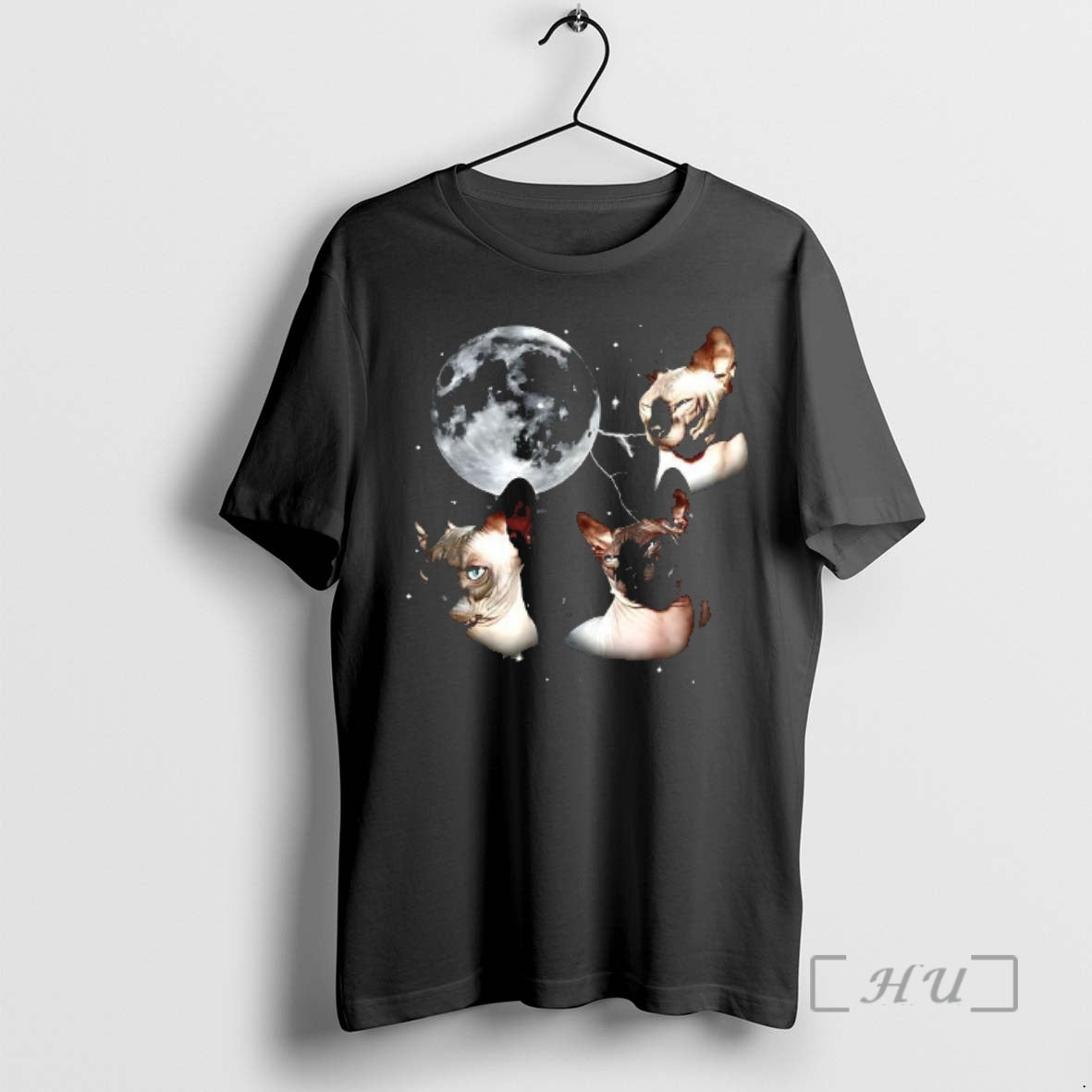Officials Sphynx Cat And Moon Egyptian Cat Graphic Woman