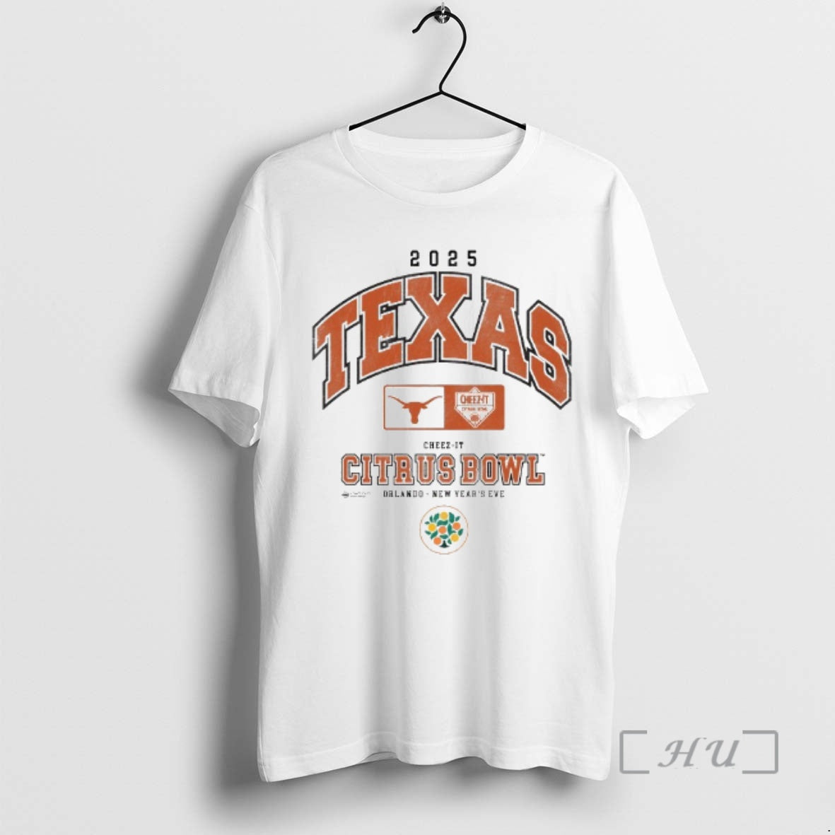 Officials Texas Longhorns 2025 Cheez It Citrus Bowl Orlando New Years Eve Premium T Shirts