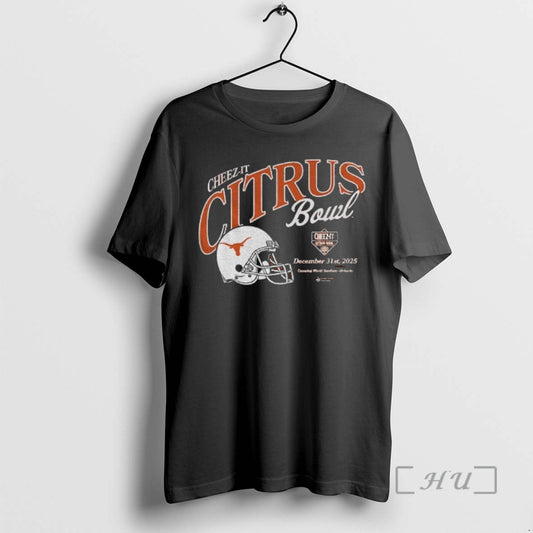 Officials Texas Longhorns Football 2025 Cheez It Citrus Bowl December 31st 2025 Premium T Shirts