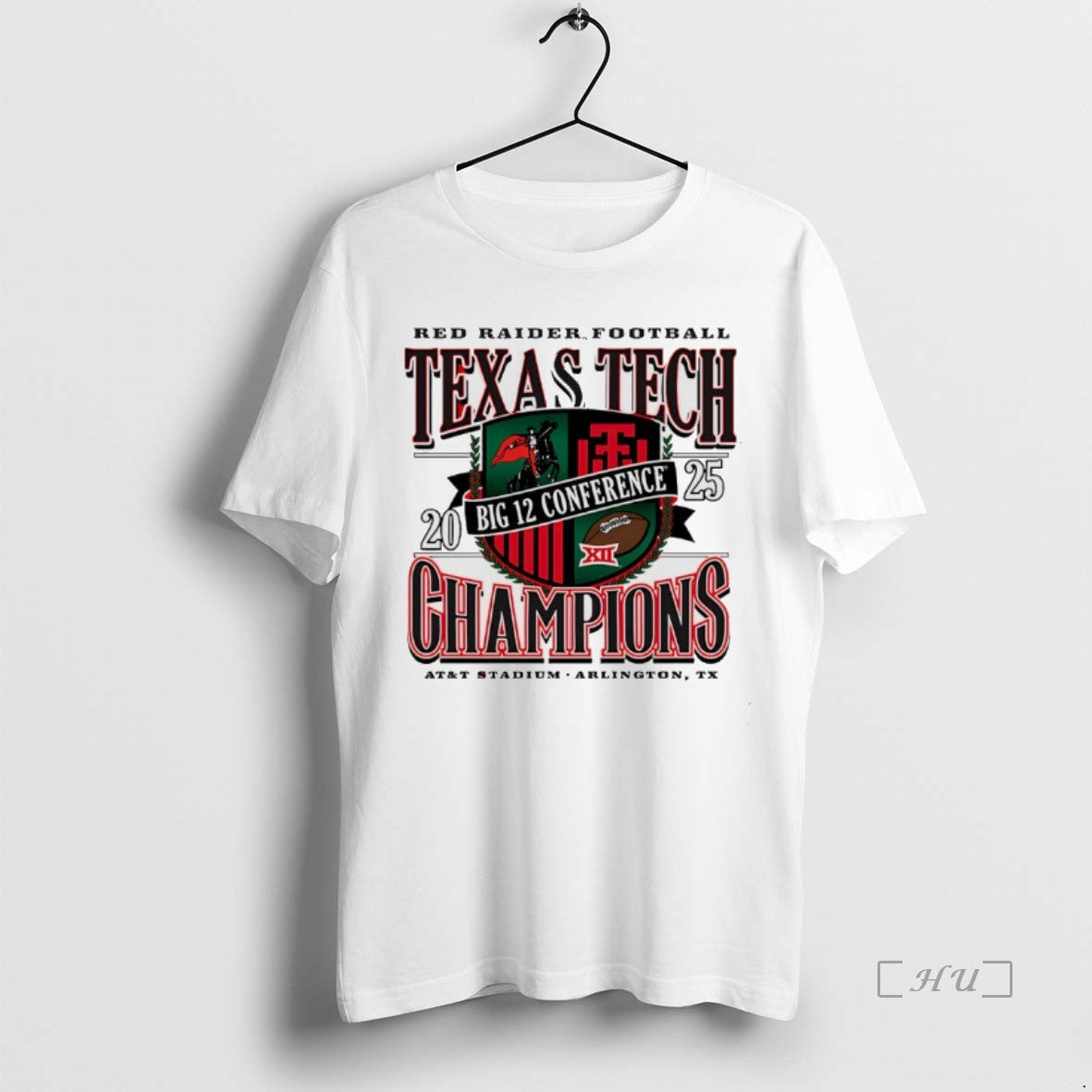 Officials Texas Tech Red Raiders 2025 Big 12 Conference Champions Generation Talent Premium T Shirts