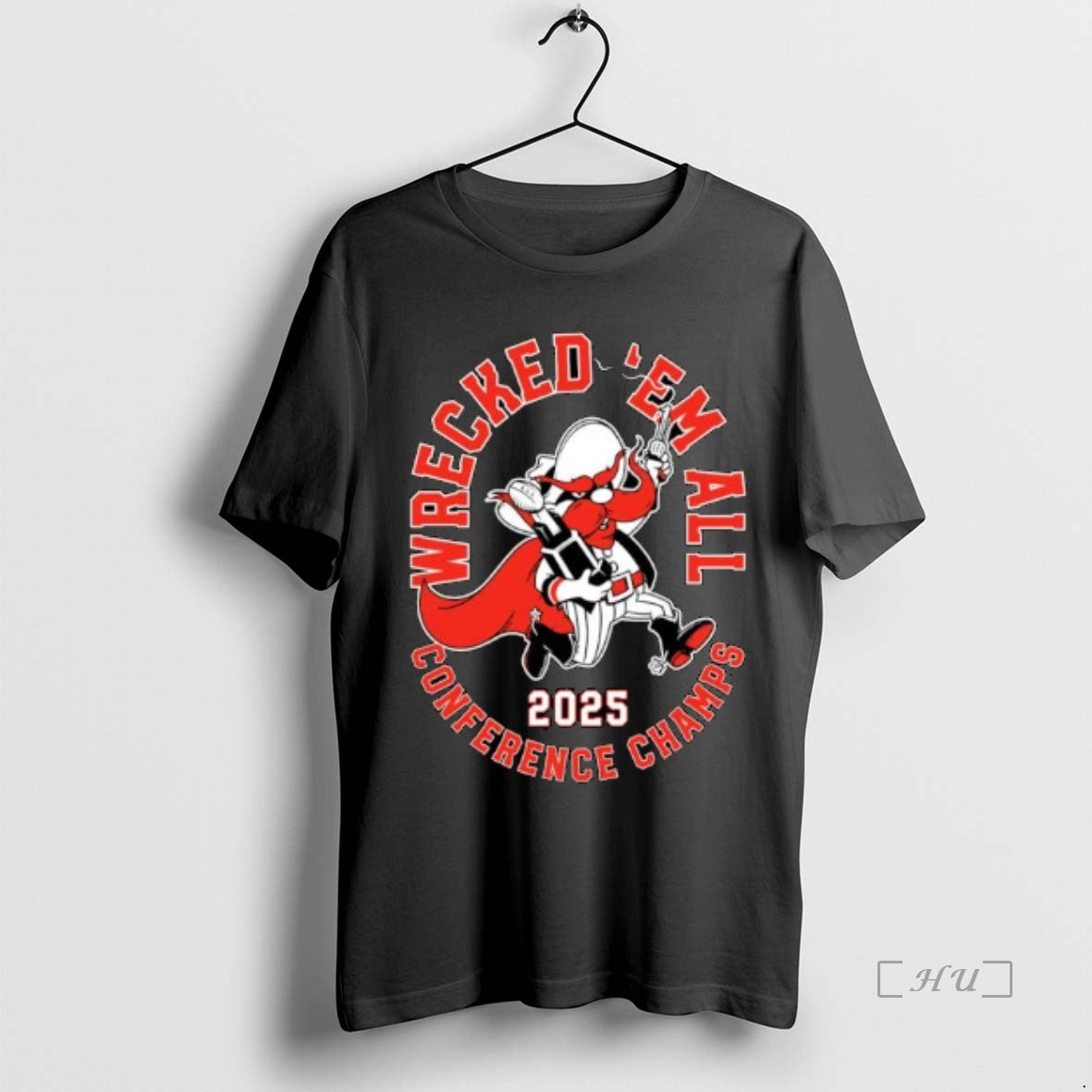 Officials Texas Tech Red Raiders 2025 Wrecked Em Conference Champs Ornaments Premium T Shirts Sweater