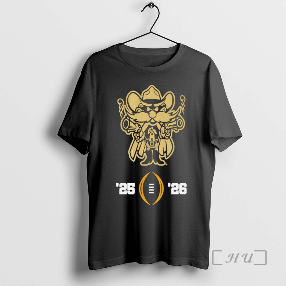 Officials Texas Tech Red Raiders Football 2025 26 College Football Playoff Mascot Premium T Shirts