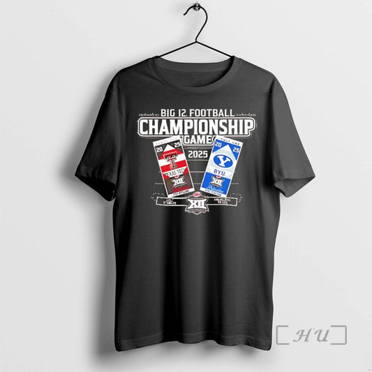 Officials Texas Tech Vs Byu Big 12 Football Championship Game 2025 Chriast Premium T Shirts