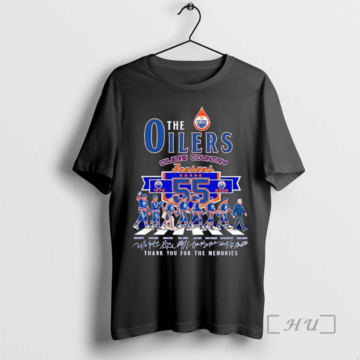 Officials The Edmonton Oilers Country 55 Seasons 1972 2026 Team Players Premium T Shirts Sweater