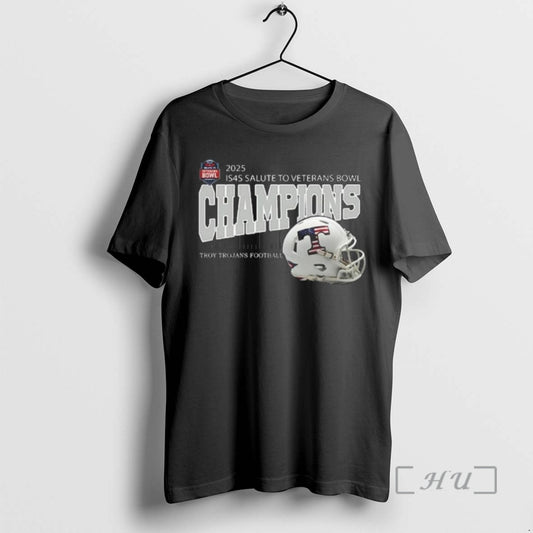 Officials Troy Trojans Football Are 2025 Is4s Salute To Veterans Bowl Champions Helmet Premium