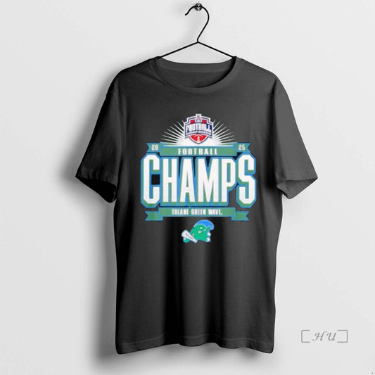 Officials Tulane Green Wave Aac Champs 2025 Football Locker Room