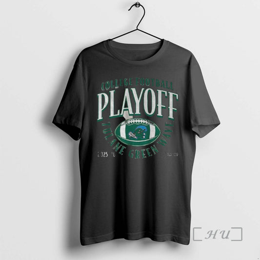 Officials Tulane Green Wave Football 2025 Cfp Curve College Football Playoff 2025 2026 Premium