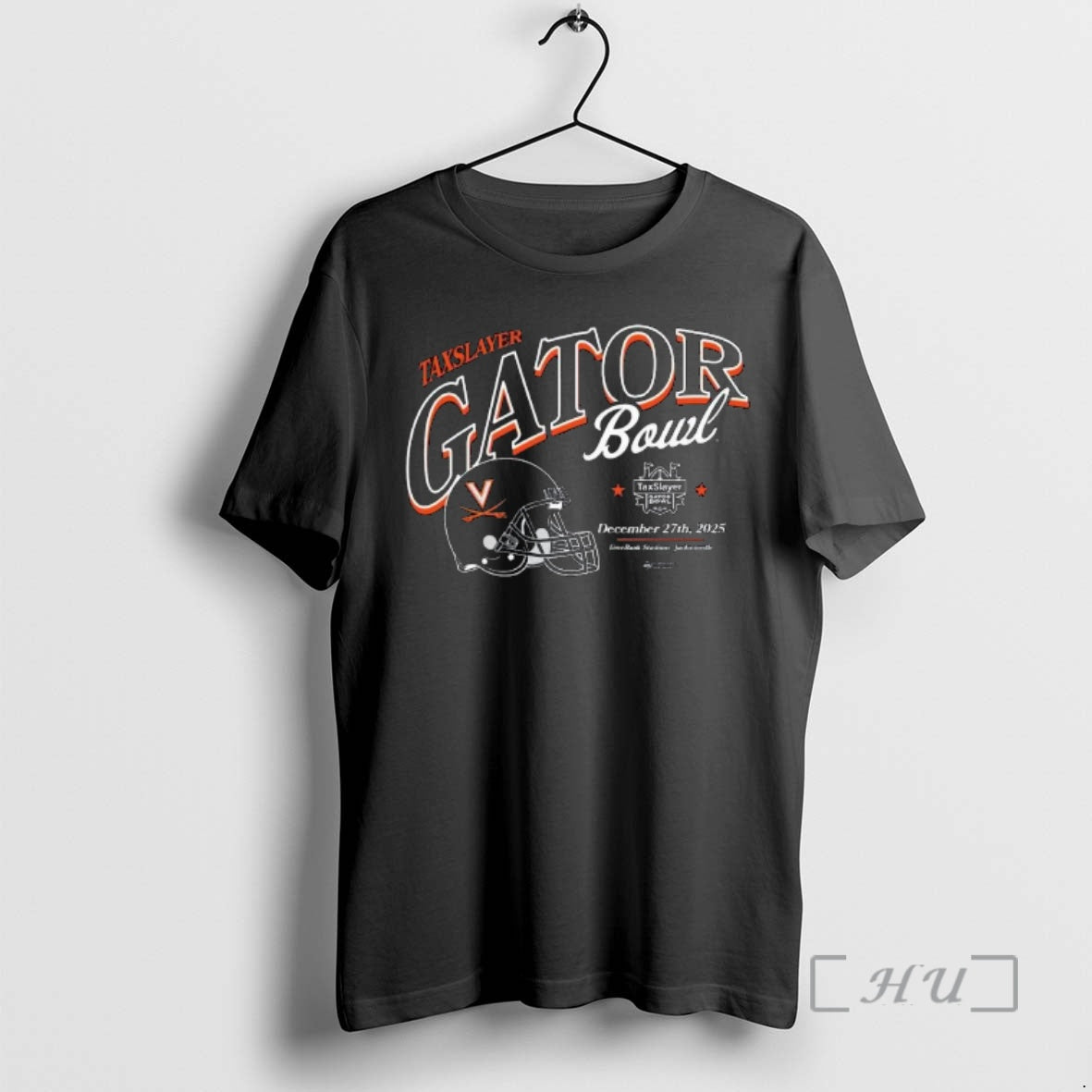 Officials Virginia Cavaliers 2025 Taxslayer Gator Bowl Dec 27th 2025 Helmet Premium T Shirts Sweater