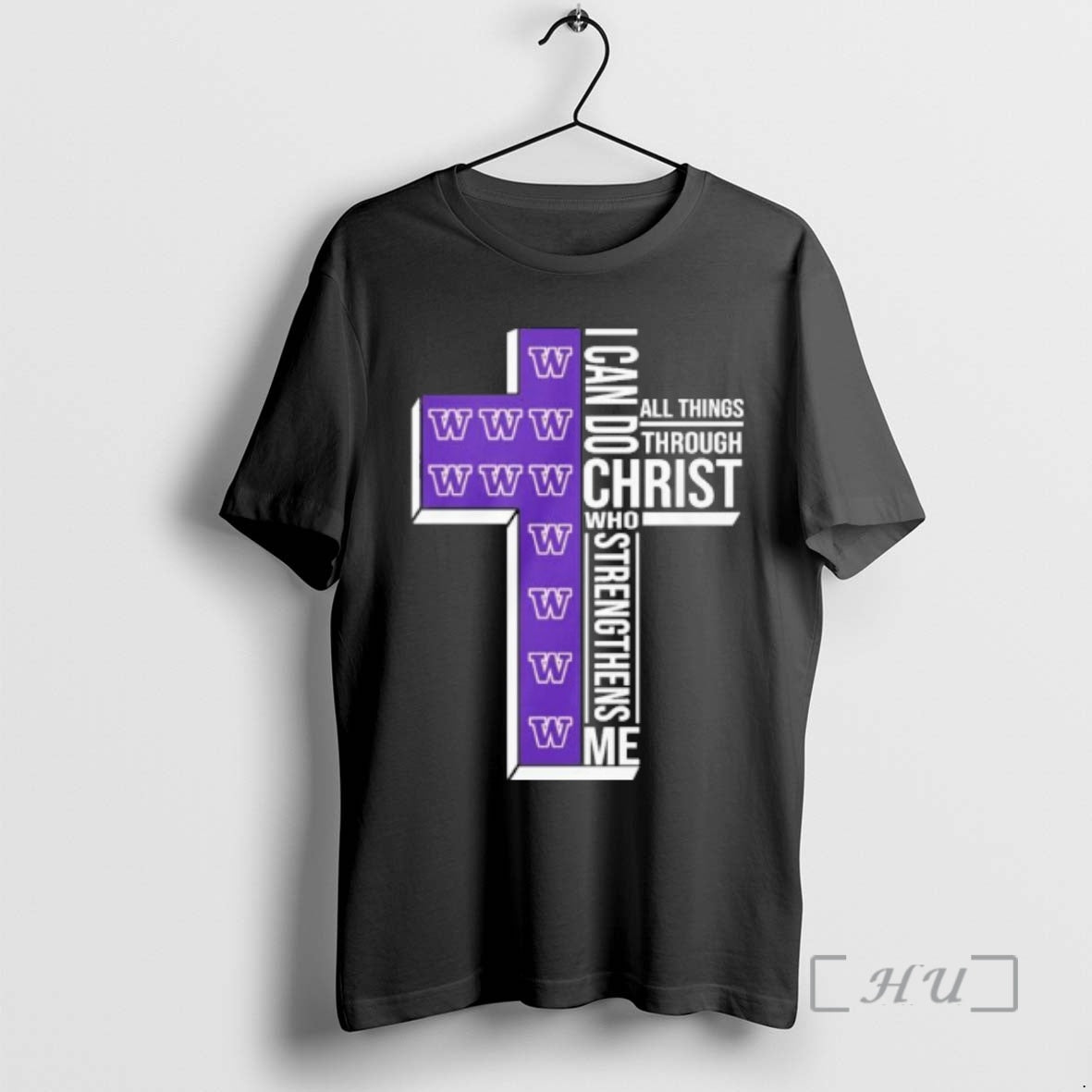 Officials Washington Basketball Logo I Can Do All Things Through Christ Who Strengthens Me Premium