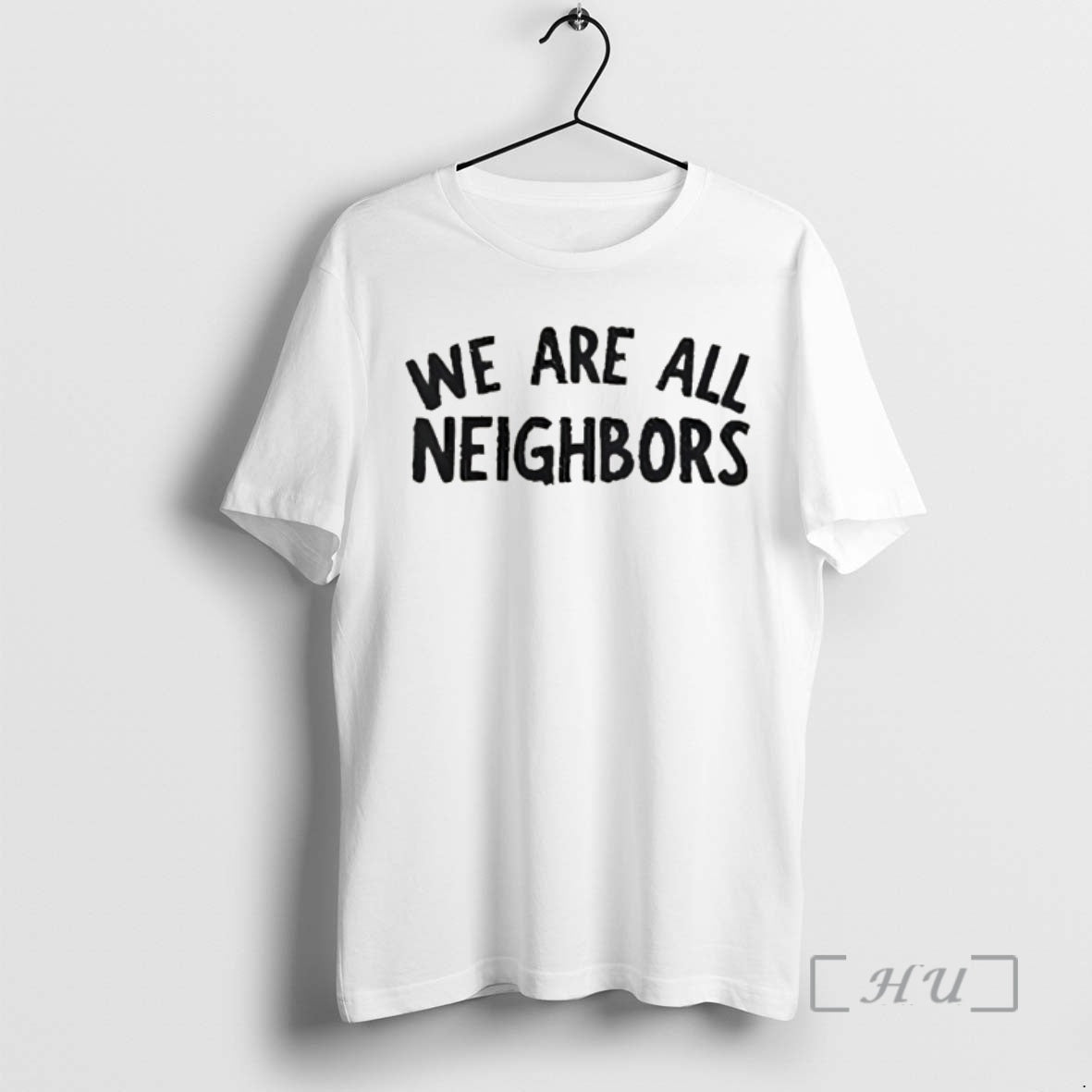 Officials We Are All Neighbors Embroidered