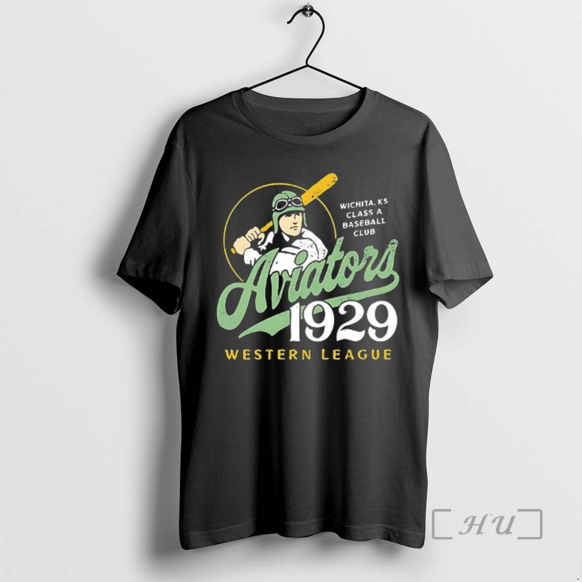 Officials Wichita Aviators Kansas Defunct Baseball Teams Est 1929 Vintage Logo Woman Premium T Shirts