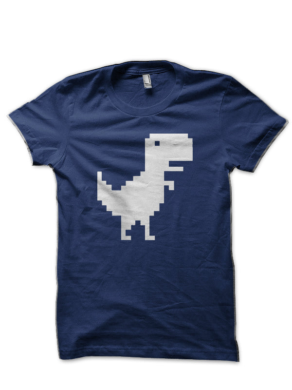 Offline T Rex Navy Blue T-Shirt