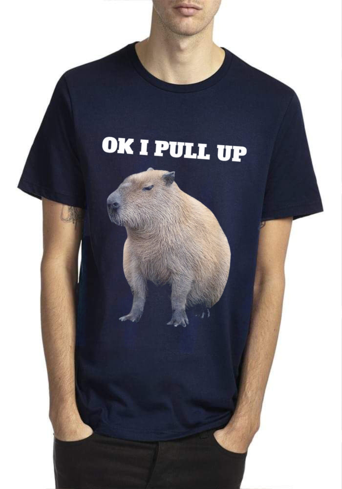 Ok I Pull Up Capybara T-Shirt