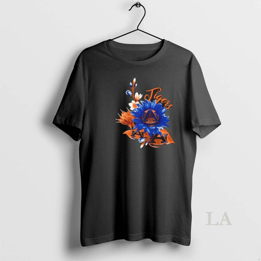 Original Auburn Tigers Football X Sunflower Floral