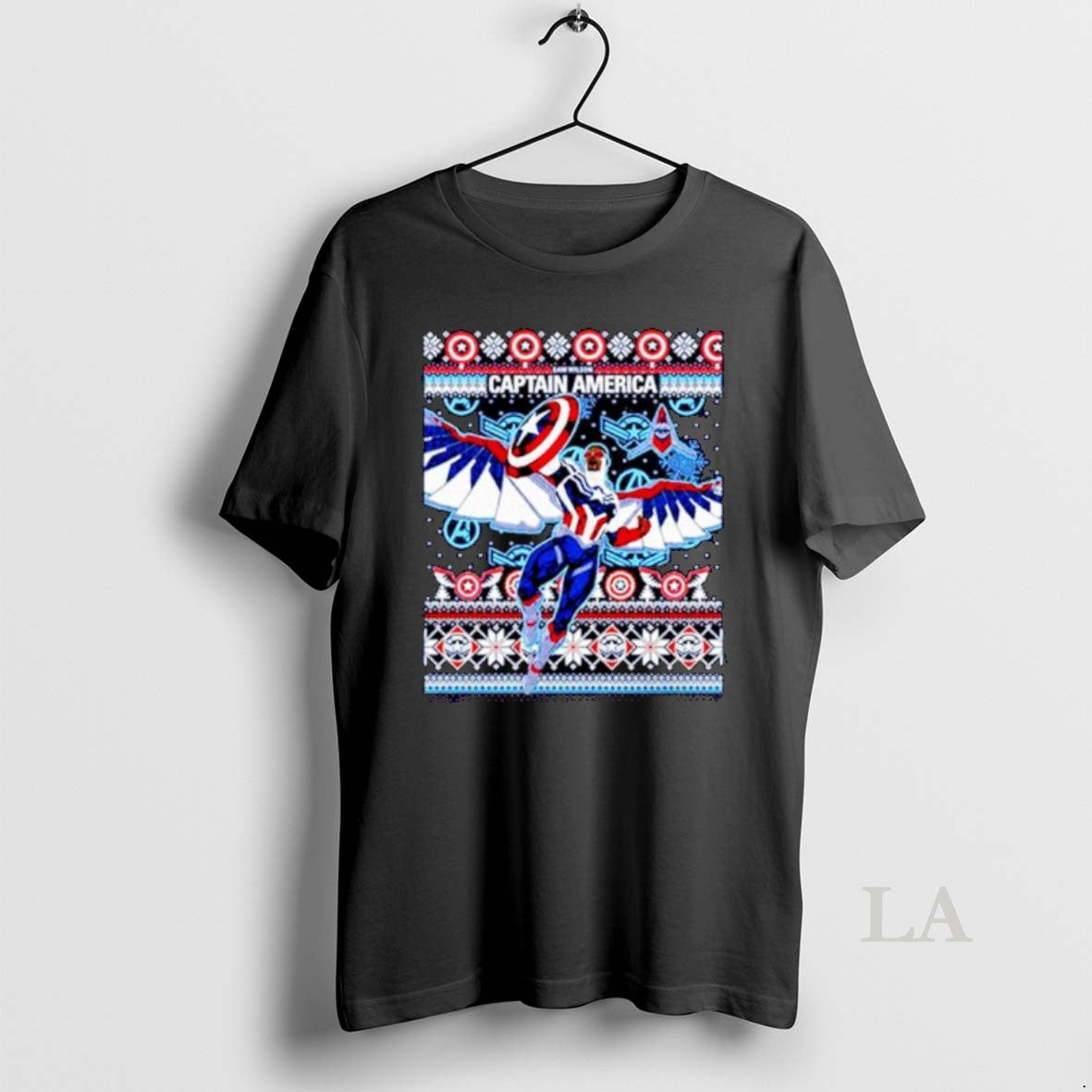 Original Captain America Sam Wilson Ugly Xmas Holiday Ornaments