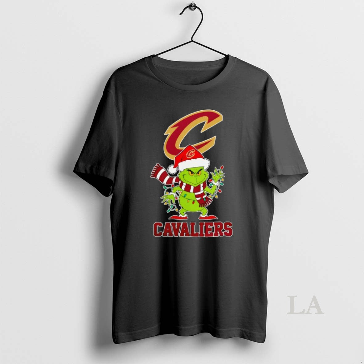 Original Cleveland Cavaliers Christmas Grinch Santa Holiday